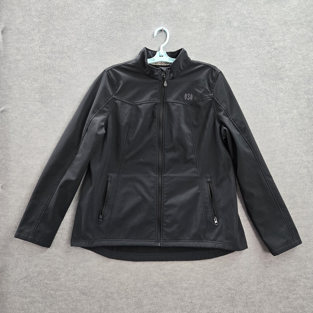 Shyanne Life Jacket XL Black Logo Embroidery WF1904 Long Sleeve Full Zip